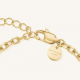 ROSEFIELD JBCHG-J1279 VERGULD STALEN ARMBAND MET ZIRKONIA CHUNKY HEART BRACELET