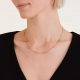ROSEFIELD JNTCG-J1015 VERGULD STALEN COLLIER MET SWAROVSKI TRIPLE STONES NECKLACE
