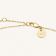 ROSEFIELD JNMHG-J1274 VERGULD STALEN COLLIER MET SWAROVSKI MULTI HEARTS NECKLACE