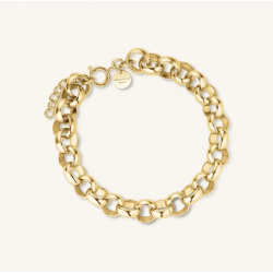 ROSEFIELD JBCBG-J893 VERGULD STALEN ARMBAND CHUNKY BRACELET