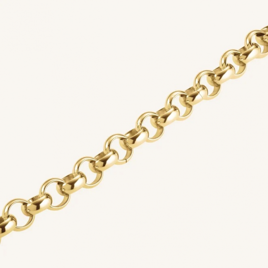 ROSEFIELD JBCBG-J893 VERGULD STALEN ARMBAND CHUNKY BRACELET
