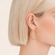 ROSEFIELD JEFBG-J977 VERGULD STALEN OORRINGEN FINE BIG HOOPS