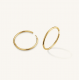 ROSEFIELD JEFBG-J977 VERGULD STALEN OORRINGEN FINE BIG HOOPS