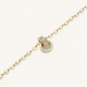 ROSEFIELD JNBSG-J898 VERGULD STALEN COLLIER SWAROVSKI BOW STUDS NECKLACE