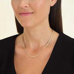 ROSEFIELD JTNFS3G-J379 VERGULD STALEN COLLIER SNAKE NECKLACE