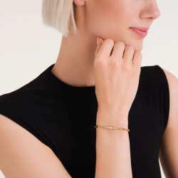 ROSEFIELD JBCBG-J1023 VERGULD STALEN ARMBAND SWAROVSKI BAR BRACELET