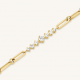 ROSEFIELD JBCBG-J1023 VERGULD STALEN ARMBAND SWAROVSKI BAR BRACELET