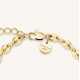 ROSEFIELD JBCSG-J1052 VERGULD STALEN ARMBAND COFFEE BEAN BRACELET
