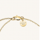 ROSEFIELD JBRHG-J1013 VERGULD STALEN ARMBAND MET SWAROVSKI ROW HEARTS BRACELET