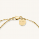 ROSEFIELD JBTCG-J1020 VERGULD STALEN ARMBAND MET SWAROVSKI TRIPLE STONES BRACELET