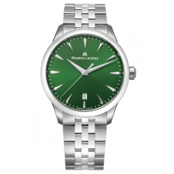 MAURICE LACROIX 756008-SS002-330-1 HERENHORLOGE QUARTZ DATE 1975