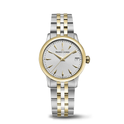MAURICE LACROIX 751006-PVY12-130-1 DAMESHORLOGE QUARTZ DATE 1975