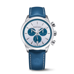MAURICE LACROIX 751038-SS001-131-4 HERENHORLOGE QUARTZ CHRONOGRAPH 1975