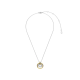 TI SENTO 34141ZY ZILVEREN COLLIER MET ZILVER  VERGULDE HANGER ZIRKONIA