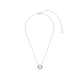 TI SENTO 34148ZY ZILVEREN COLLIER MET ZILVER VERGULDE HANGER ZIRKONIA