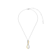 TI SENTO 34132ZY ZILVEREN COLLIER MET ZILVER VERGULDE HANGER ZIRKONIA