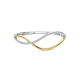 TI SENTO 23101ZY ZILVER VERGULDE  BANGLE MET ZIRKONIA