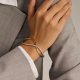 TI SENTO 23101ZY ZILVER VERGULDE  BANGLE MET ZIRKONIA
