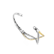 TI SENTO 23101ZY ZILVER VERGULDE  BANGLE MET ZIRKONIA