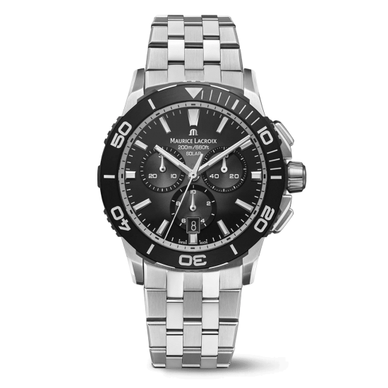 MAURICE LACROIX PT1038-SSL22-330-1 STALEN HERENHORLOGE PONTOS S DIVER CHRONO SOLAR