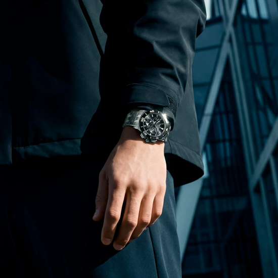 MAURICE LACROIX PT1038-SSL22-330-1 STALEN HERENHORLOGE PONTOS S DIVER CHRONO SOLAR