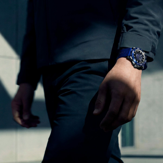 MAURICE LACROIX PT1008-SSL40-430-4 STALEN HERENHORLOGE PONTOS S DIVER DATE SOLAR