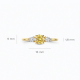 BLUSH LG1071Y GEELGOUDEN RING MET LAB GROWN DIAMOND 0.68CT