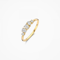 BLUSH LG1032Y GEELGOUDEN RING MET LAB GROWN DIAMONDS 0.47CT