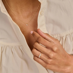 BLUSH LG1032Y GEELGOUDEN RING MET LAB GROWN DIAMONDS 0.47CT