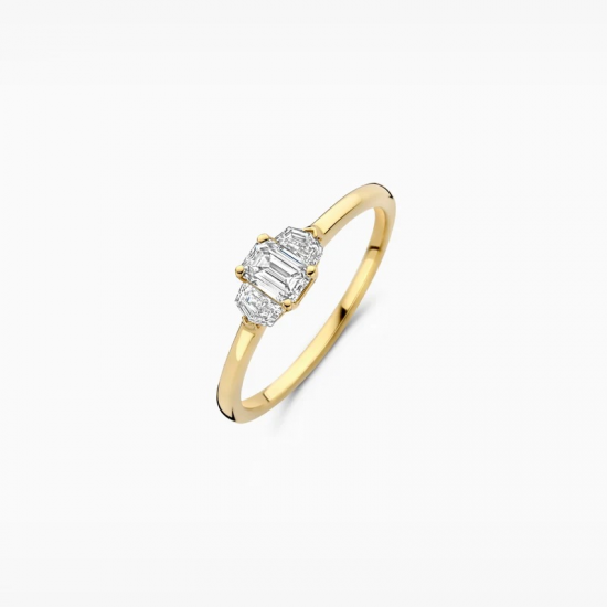BLUSH LG1040Y GEELGOUDEN RING MET LAB GROWN DIAMONDS 0.60CT