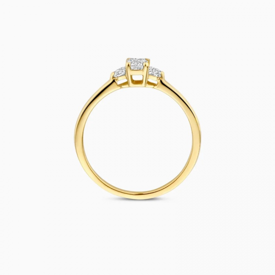 BLUSH LG1040Y GEELGOUDEN RING MET LAB GROWN DIAMONDS 0.60CT