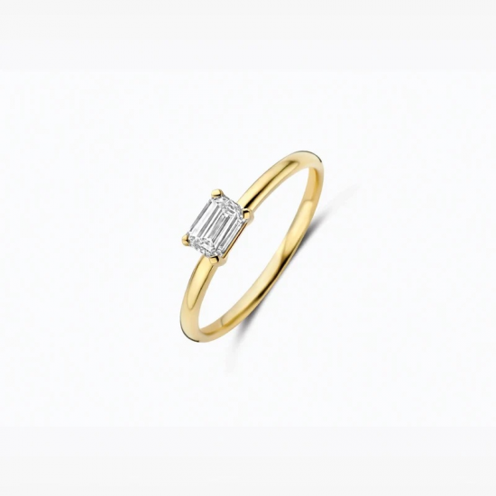BLUSH LG1077Y GEELGOUDEN RING MET LAB GROWN DIAMONDS 0.50CT