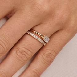 BLUSH LG1077Y GEELGOUDEN RING MET LAB GROWN DIAMONDS 0.50CT