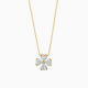 BLUSH LG3017Y GEELGOUDEN COLLIER MET LAB GROWN DIAMOND KLAVER 0.61T