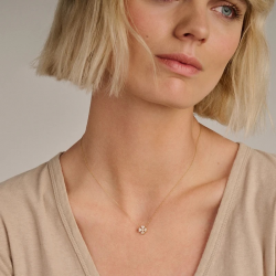 BLUSH LG3017Y GEELGOUDEN COLLIER MET LAB GROWN DIAMOND KLAVER 0.61T