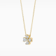 BLUSH LG3017Y GEELGOUDEN COLLIER MET LAB GROWN DIAMOND KLAVER 0.61T
