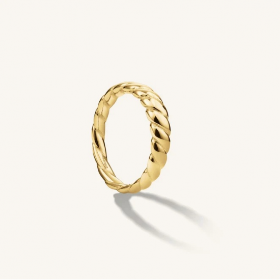 ROSEFIELD JRSC52G-J733 VERGULD STALEN RING SMALL CROISSANT RING