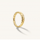 ROSEFIELD JRSC52G-J733 VERGULD STALEN RING SMALL CROISSANT RING