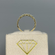 PAS DIAMONDS GPP1514 14K GOUDEN  RIJRING MET NATUURLIJKE DIAMANT 0.45CT