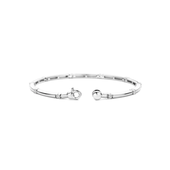 TI SENTO 23099ZI ZILVEREN ARMBAND MET ZIRKONIA CLASSIC
