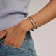 TI SENTO 23103ZY ZILVER VERGULDE BANGLE MET ZIRKONIA MODERN PAVÉ