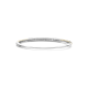 TI SENTO 23103ZY ZILVER VERGULDE BANGLE MET ZIRKONIA MODERN PAVÉ