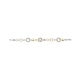 TI SENTO 23113ZY ZILVER VERGULDE ARMBAND MET ZIRKONIA CIRKEL