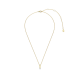 TI SENTO 34131ZY ZILVER VERGULD COLLIER MET ZIRKONIA HANGER