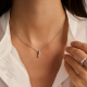 TI SENTO 34131ZI ZILVEREN COLLIER MET ZIRKONIA HANGER