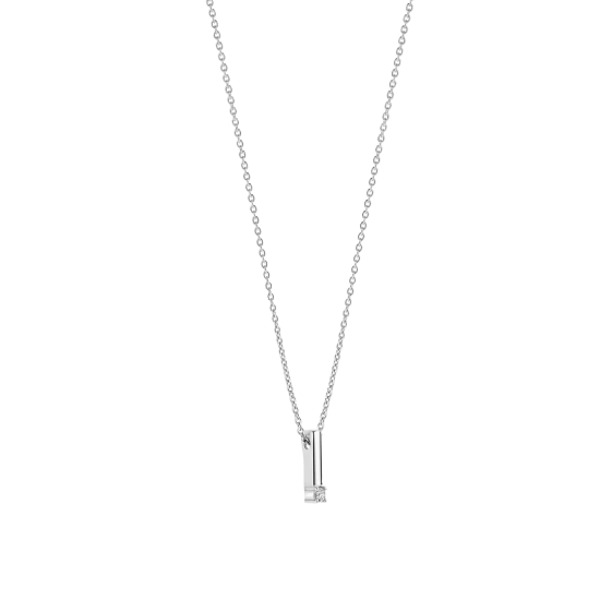 TI SENTO 34131ZI ZILVEREN COLLIER MET ZIRKONIA HANGER