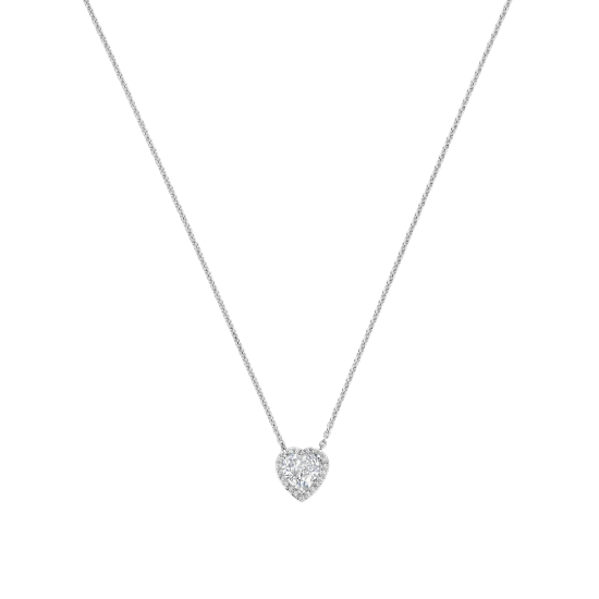 TI SENTO 34152ZI ZILVEREN COLLIER MET ZIRKONIA HANGER HART