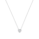 TI SENTO 34152ZI ZILVEREN COLLIER MET ZIRKONIA HANGER HART