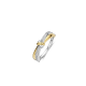 TI SENTO 12443ZY ZILVER VERGULDE RING MET ZIRKONIA CONTRAST KNOT
