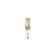 TI SENTO 12443ZY ZILVER VERGULDE RING MET ZIRKONIA CONTRAST KNOT